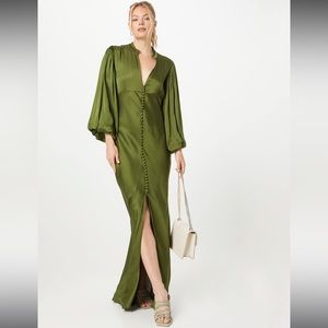 Birgitte Herskind Shila Balloon Sleeve Maxi Dress-Size 38/US 8